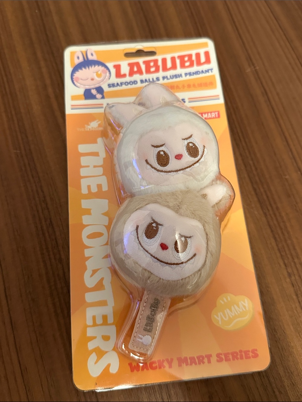 Popmart Wacky Mart Seafood Balls Labubu Plush Pendant
